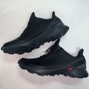 Men’s Salomon AlphaCross Gore-Tex Waterproof Shoes (Black) Size 13